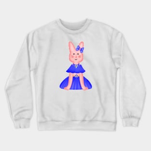 Cute princess Rabbit. Crewneck Sweatshirt